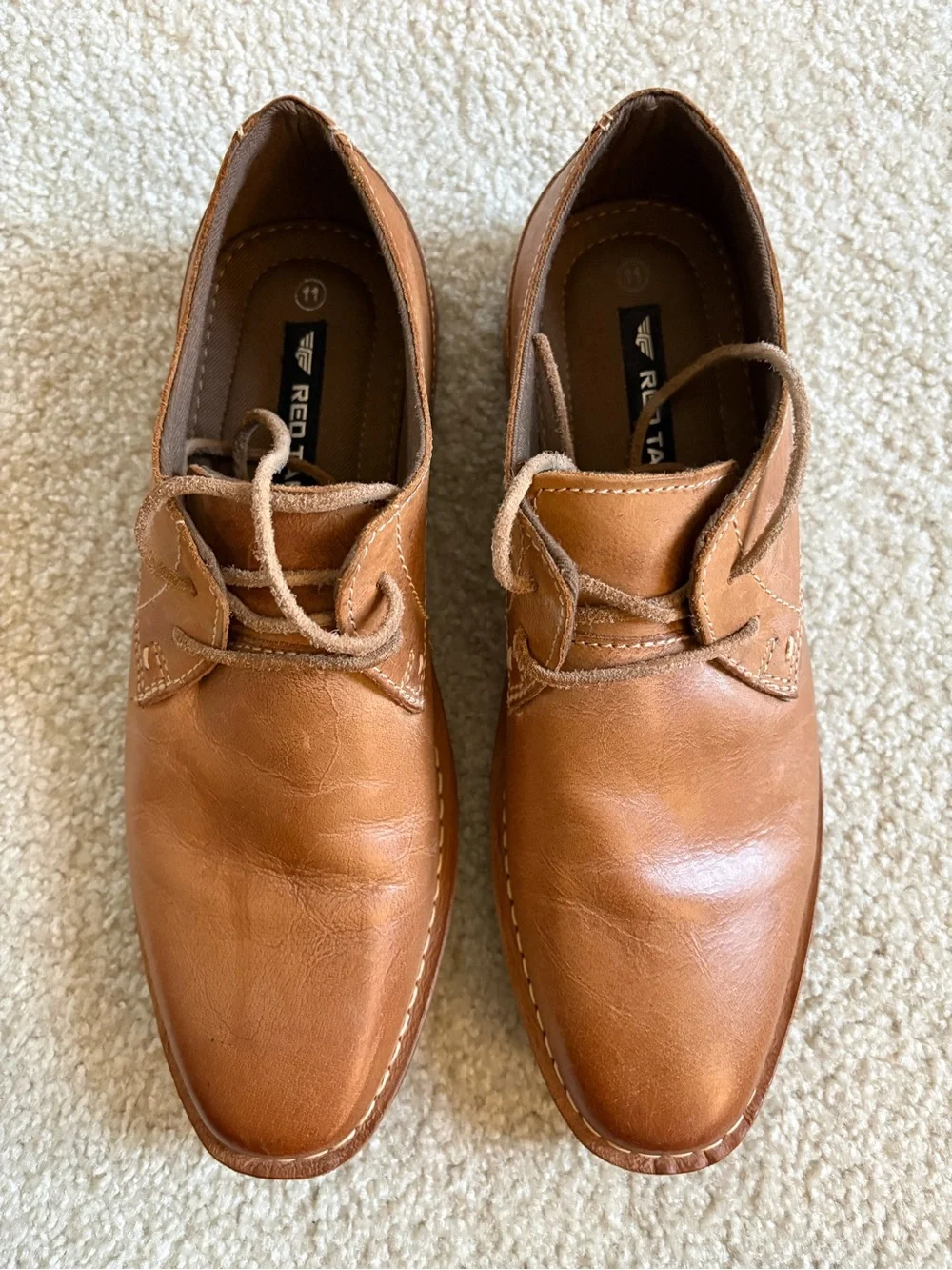 Men's Tan Leather Chukka Boots - Redtag